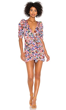 

Мини платье bouquet - For Love & Lemons, Розовый, Мини