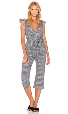 For Love & Lemons Gingham Jumpsuit in Gingham | REVOLVE