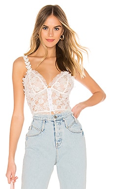 Poster Girl Kailani Top Shapewear Halter Neck Fringe Top in Oyster