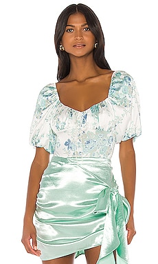 

Боди limelight - For Love & Lemons, Синий, Боди