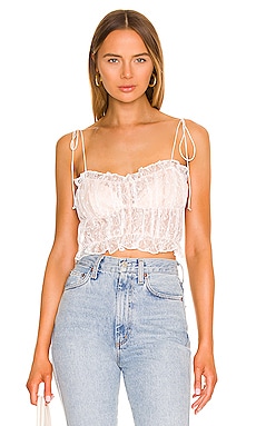Product image of For Love & Lemons Jules Crop Top. Click to view full details