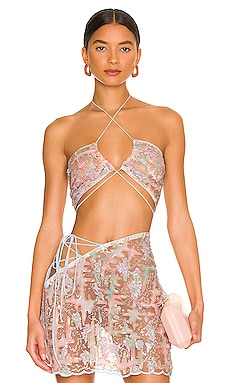 Product image of For Love & Lemons Monique Bra Top. Click to view full details