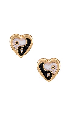 фото Yin yang studs - frasier sterling