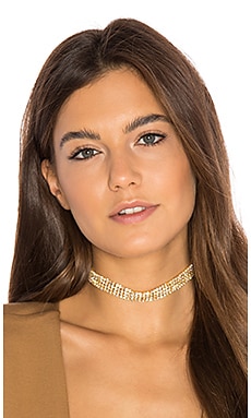 Product image of Frasier Sterling Heart of Glass Choker. Click to view full details