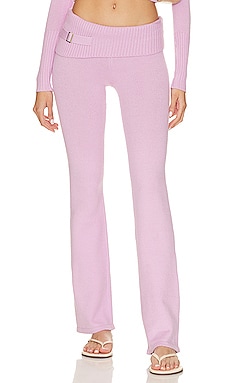 Juicy Couture Velour Snap Pocket Pants in Purple
