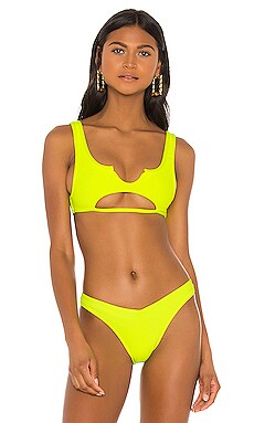 

Верх купальника cole - Frankies Bikinis, Желтый, Спорт