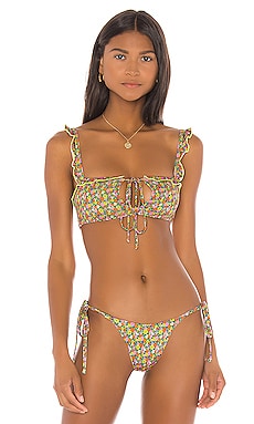 

Топ бикини mackenzie - Frankies Bikinis, Желтый, Спорт