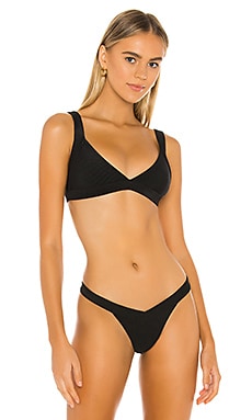 

Топ бикини georgia - Frankies Bikinis, Черный, Треугольник