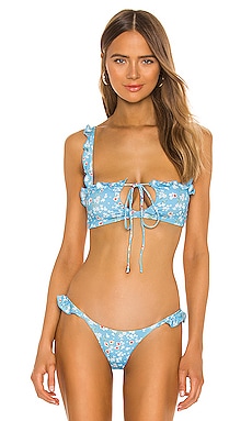 

Топ бикини mackenzie - Frankies Bikinis, Нежно-голубой, Спорт