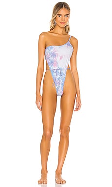 

Слитный купальник pisces - Frankies Bikinis, Синий, Одна часть