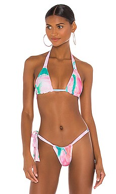 

Топ бикини veronica - Frankies Bikinis, Розовый, Треугольник