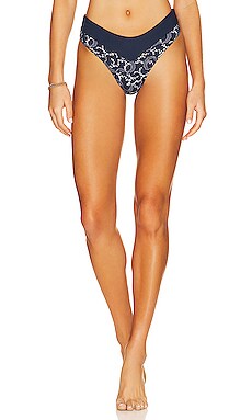 Product image of Frankies Bikinis Bellamy Ribbed Bikini Bottom. Click to view full details