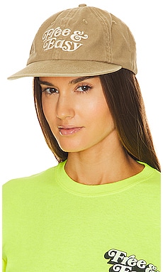 Free & Easy Don\'t Trip Fat Corduroy Snapback Hat in Cream | REVOLVE