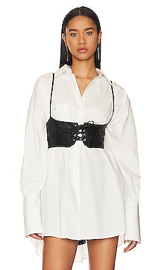 Hastings Leather Corset Free People