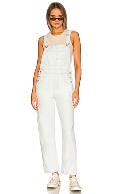 Free People Ziggy Denim Overall in Bleach Bloom from Revolve.com