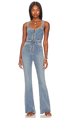 denim romper pants