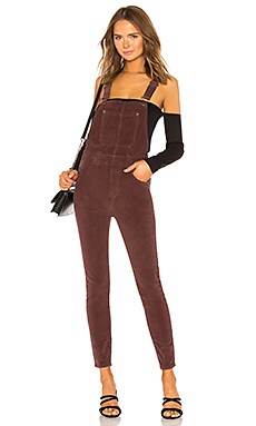 Free people store slim ankle overalls