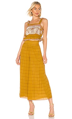 

Комплект eva - Free People, Горчичный, Culotte