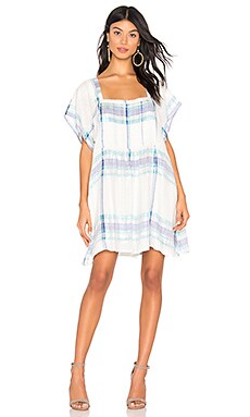 

Мини платье barcelona - Free People, Белый, Короткий рукав