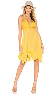 Free people on sale adella dress yellow