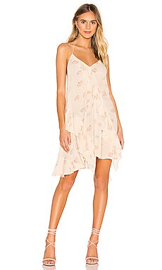 

Мини платье sunlit - Free People, Розовый, Мини