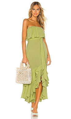 free people lilah pleated tube dres