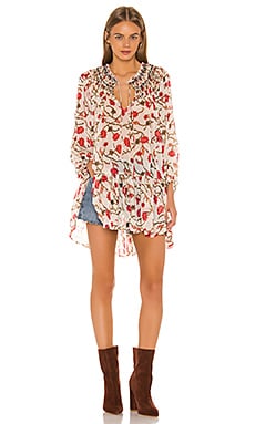 

Мини платье keeping up with kara - Free People, Ivory, Мини