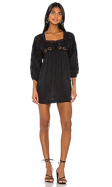 

Мини платье azalea - Free People, Черный, Богемный стиль