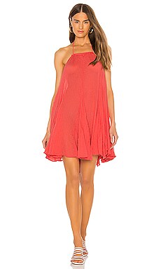 

Мини платье catching rays - Free People, Розовый, Мини