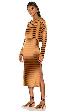 

Платье миди zinnia - Free People, Коричневый, Обычные платья