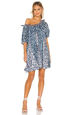 

Мини платье jet set - Free People, Синий, Мини