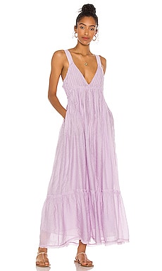 

Макси платье frankie - Free People, Бледно-лиловый, Летние платья