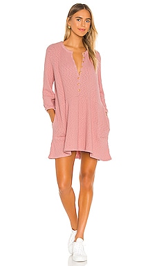 

Мини платье blossom - Free People, Румянец, Прямое и свободное