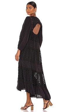 Free people black maxi hot sale dress