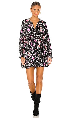 Free people black combo dress sale