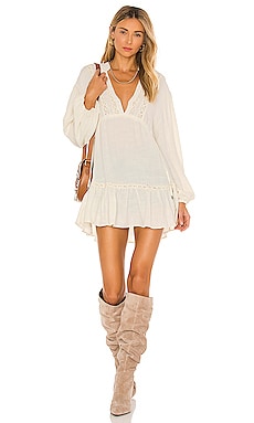 

Платье rugged beauty - Free People, Кремовый, Богемный стиль