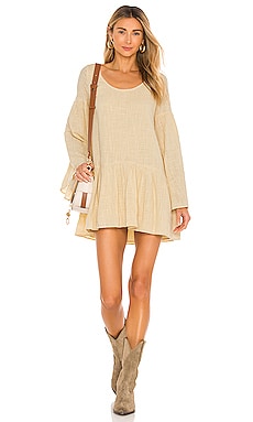 

Мини платье kyleigh - Free People, Кремовый, Повседневные
