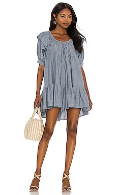 free people luna scarf print tunic