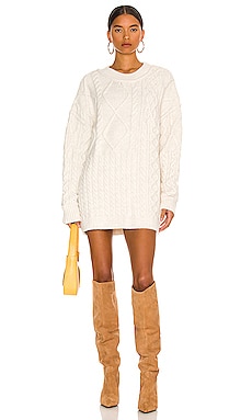 Canyon Tunic Sweater ~ Cream Fuzzy Knit XS