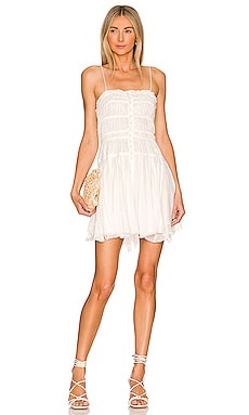Free People One Lausanne Slip Dress in White from Revolve.com