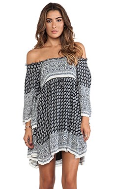 Free People Heart of Gold Mini Dress in Black Combo | REVOLVE