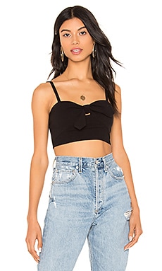 

Топ-бралетт all mine brami - Free People, Черный, Укороченные
