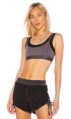 Free People X FP Movement Two Become One Sports Bra in Grey