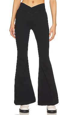 Free People Venice Beach Jean in Black | REVOLVE