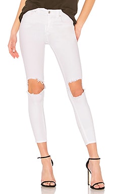 

Скинни busted - Free People, Белый, Рваные