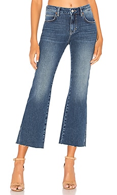

Укороченные расклёшенные джинсы rita - Free People, Синий, Высокая талия