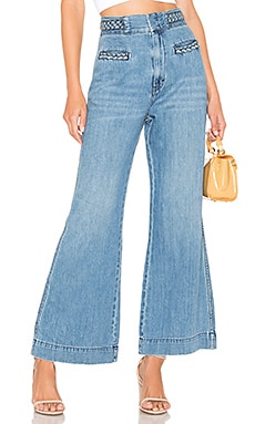 Free People Seasons In The Sun Jean in Sky | REVOLVE