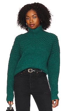 Emerald green clearance turtleneck sweater