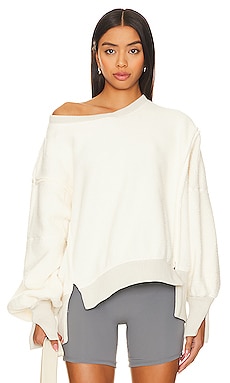 Rta langley cutout outlet shoulder sweater