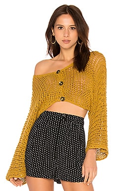 

Жакетик-болеро free love - Free People, Горчичный, Укороченные